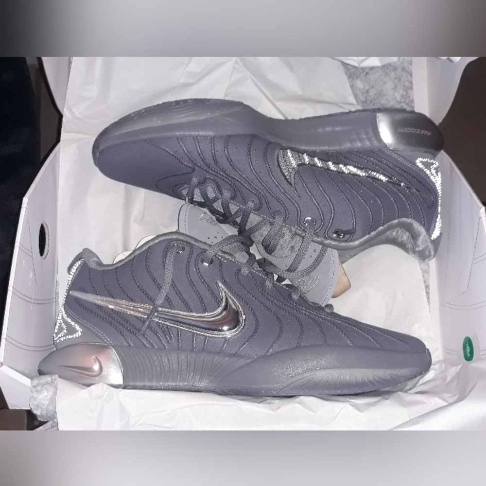 LeBron XXI Basketball Shoes Cool Grey/Iron Grey/Wolf Grey/Metallic  New in box